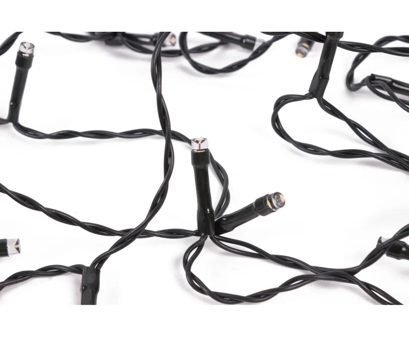 LED-Lichterkette 100 warmweiße LEDs 11,2 m, Innen/Außen IP44
