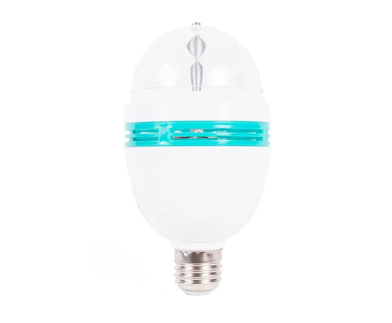 Rotierende LED-Discolampe E27, 3W, 360° Rot/Grün/Blau Partybeleuchtung