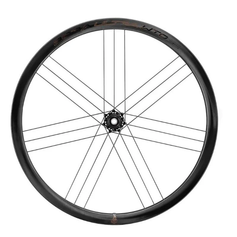 Laufradsatz Campagnolo Bora Ultra WTO 35 2WF C23 Tubeless Ready Scheibenbremse Center Lock XDR Carbon Schwarz
