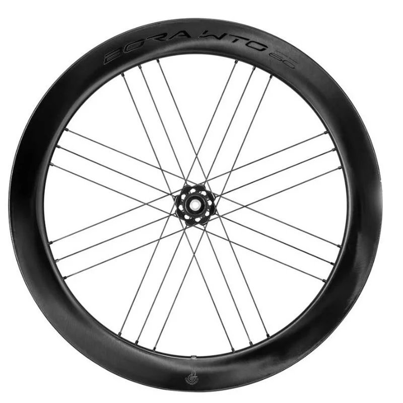 Laufradsatz Campagnolo Bora WTO 60 2WF C23 Tubeless Ready Scheibenbremse Center Lock N3W Carbon Schwarz
