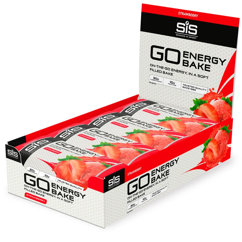 SIS GO Energiekuchen 12x50g Erdbeere