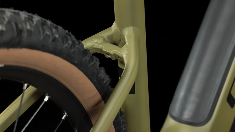 Cube Reaction Hybrid Race 625 Wh E-Bike Hardtail Easy Entry 27,5" olive´n´green