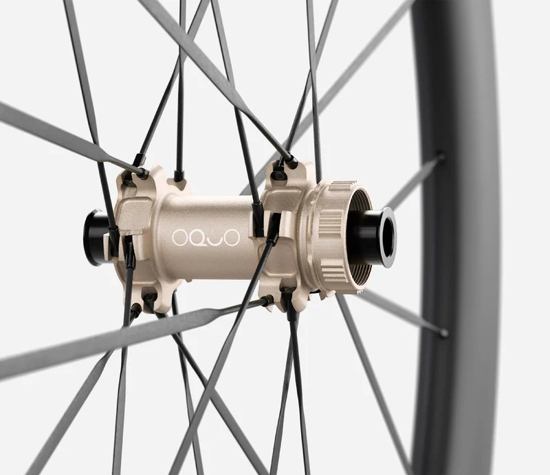 Oquo Vorderrad Rennrad RA57LTD CS Metallic Golden Sand Matt