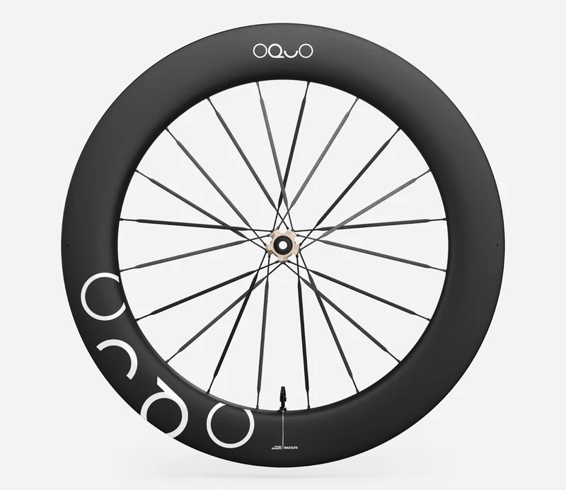 Oquo Vorderrad Rennrad RA80LTD CS Schwarz