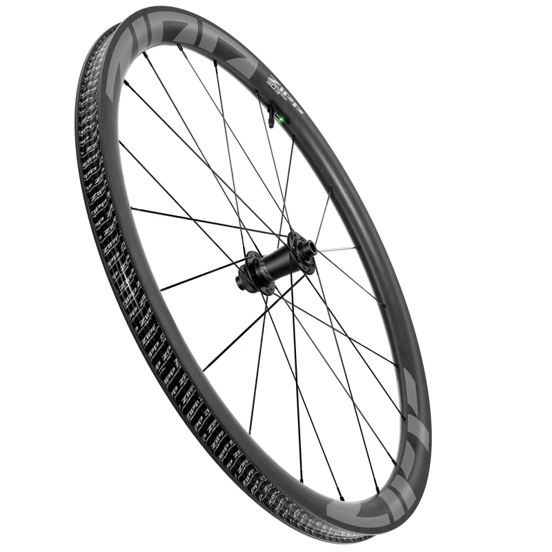 Vorderrad Zipp 303 SW Tubeless Hookless Scheibenbremse Center Lock 12x100mm AXS Sensor Carbon Schwarz