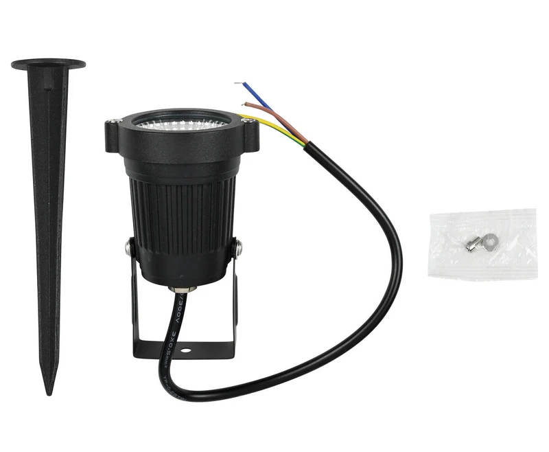 LED-Gartenstrahler IP65 5W, 450lm, 120° Abstrahlwinkel - Perfekt für die Gartenbeleuchtung