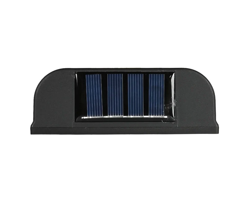 Solar-Wandleuchte 200 mAh, 6-8 Std. Licht, 11,3x4x15,8 cm, Garten/Terrasse