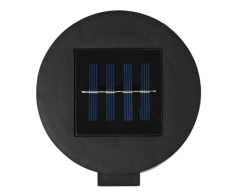 Runde Solar-Wandleuchte, 600 mAh, 6-8 Stunden Licht, wetterfest, Balkon.