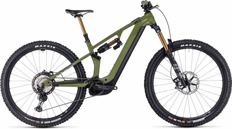 Cube Stereo Hybrid One55 C:68X TM 750 Wh E-Bike Fully 29" olive´n´chrome