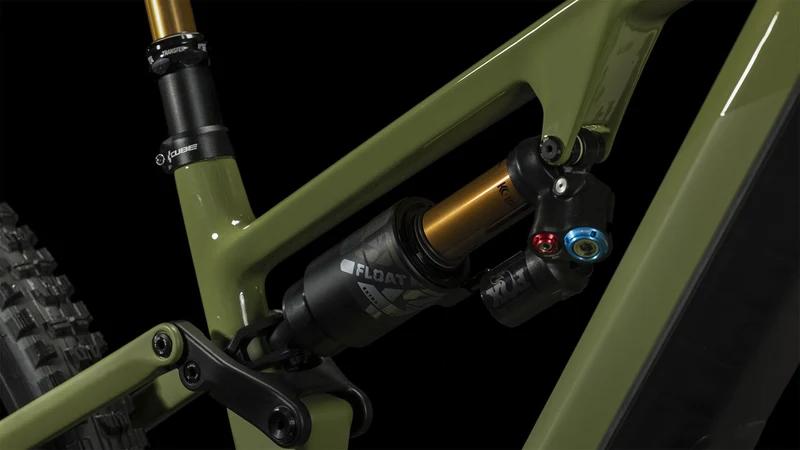 Cube Stereo Hybrid One55 C:68X TM 750 Wh E-Bike Fully 29" olive´n´chrome
