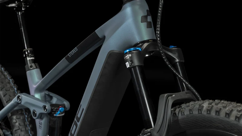 Cube Stereo Hybrid 140 HPC ABS 750 Wh E-Bike Fully smaragdgrey´n´blue