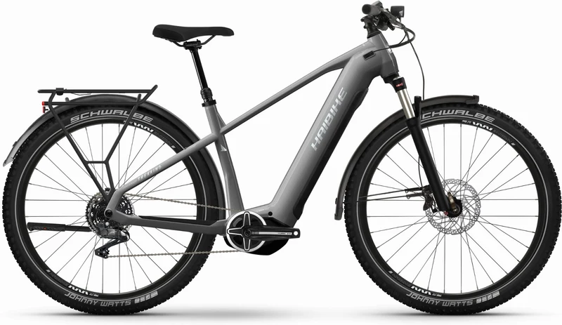 Haibike Trekking 7 750 Wh E-Bike Diamant 27,5" urban grey/white - gloss