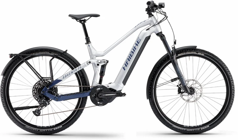 Haibike Adventr 9 720 Wh E-Bike Fully 29" silver/dark blue - matt