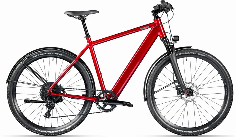 Coboc Iseo 360 Wh E-Bike Diamant rooftop red, gloss