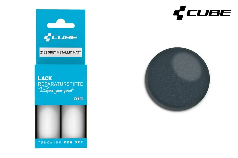 Cube Lackstift Set GREY METALLIC matt 2132