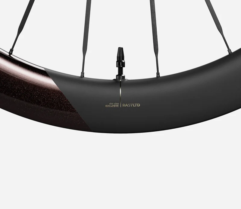Oquo Vorderrad Rennrad RA57LTD CS Burning Ashes Gloss