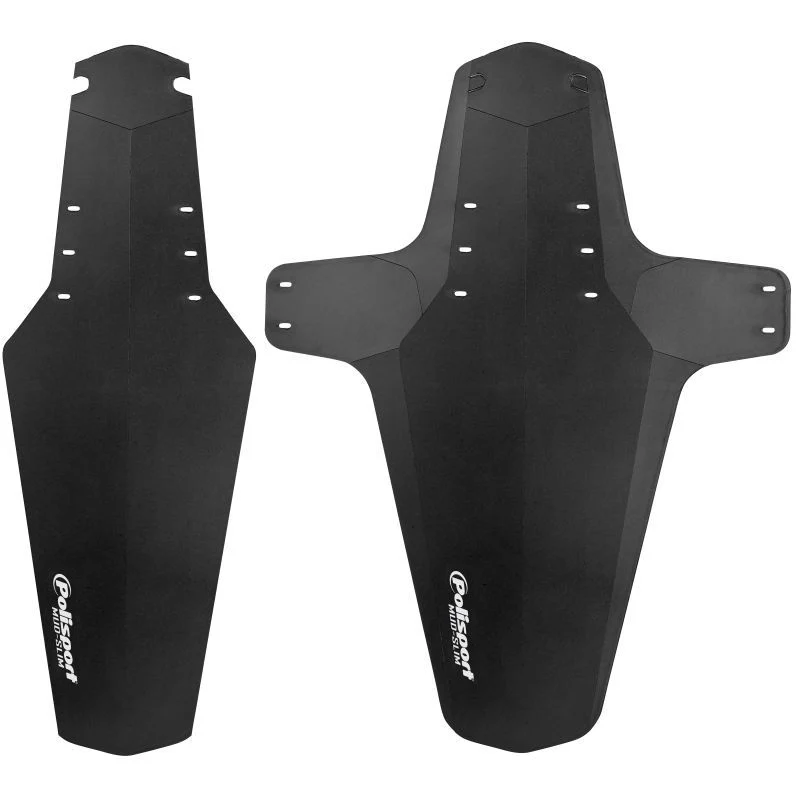 Polisport Mud Slim 2-in-1 Schutzblech Schwarz