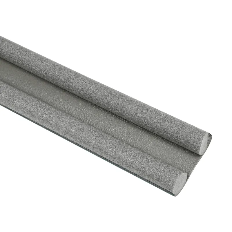 Doppel-Türstopper 95 cm grau – Max. Türstärke 50 mm, Länge 95 cm, Rollendurchmesser 2,8 cm