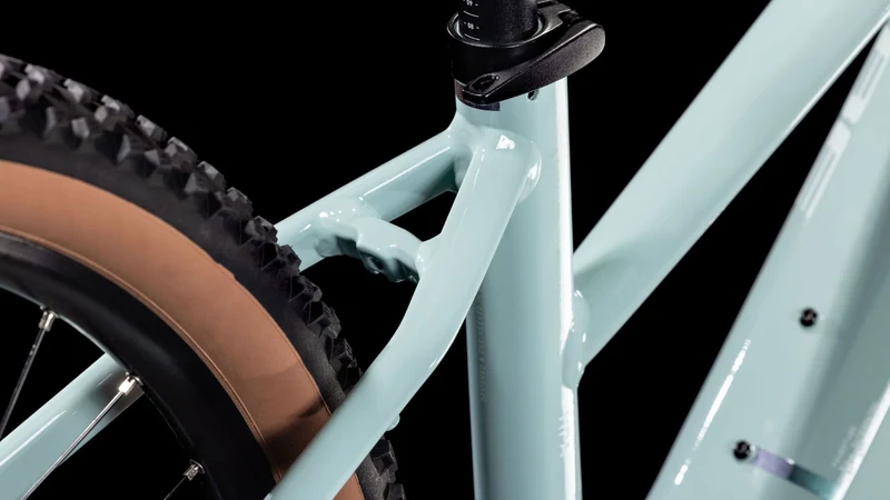 Cube Reaction Hybrid Performance 625 Wh E-Bike Hardtail Trapeze skylightblue´n´white