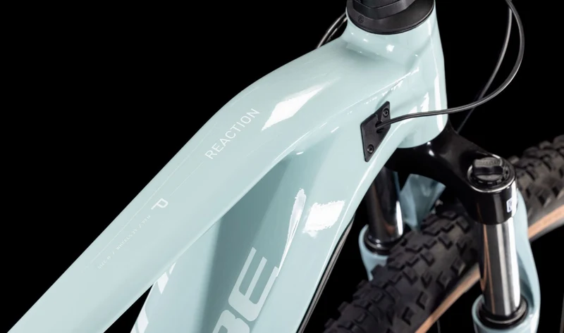 Cube Reaction Hybrid Performance 500 Wh E-Bike Hardtail Diamant skylightblue´n´white