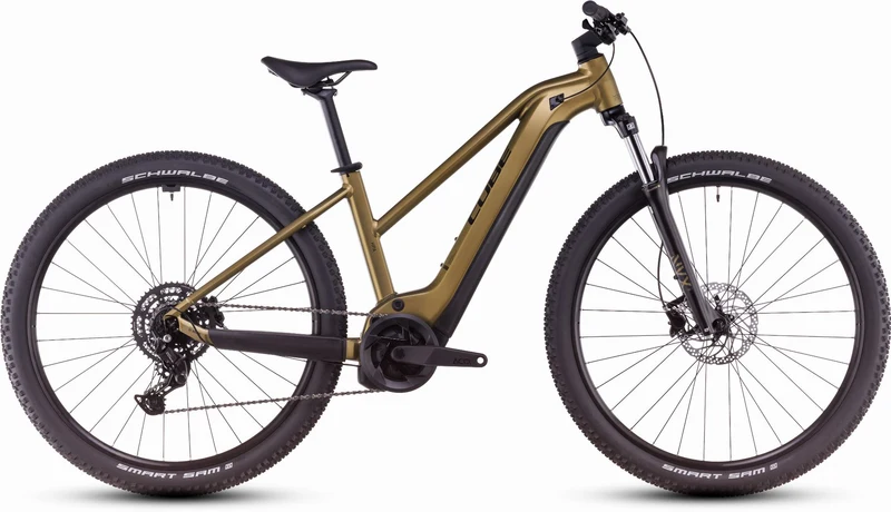 Cube Reaction Hybrid Performance 500 Wh E-Bike Hardtail Trapeze goldenlime´n´black