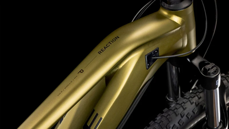Cube Reaction Hybrid Performance 500 Wh E-Bike Hardtail Trapeze goldenlime´n´black