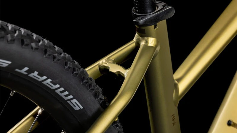 Cube Reaction Hybrid Performance 500 Wh E-Bike Hardtail Trapeze goldenlime´n´black