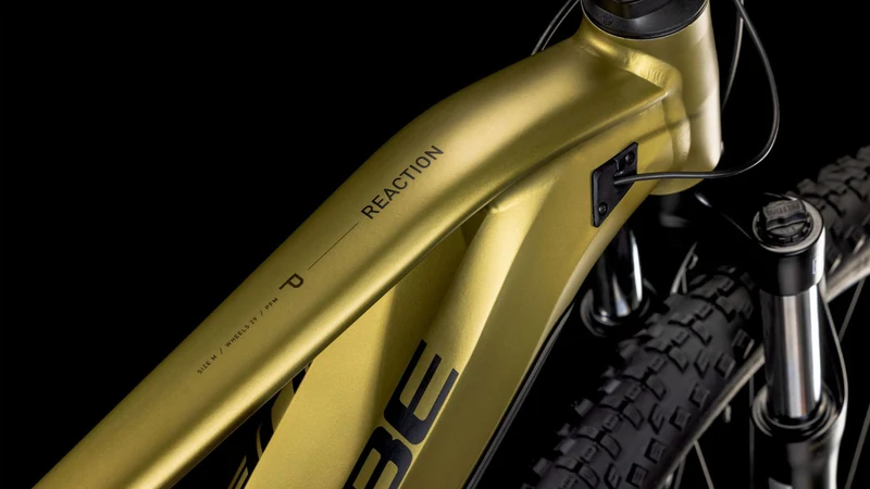 Cube Reaction Hybrid Performance 500 Wh E-Bike Hardtail Diamant goldenlime´n´black