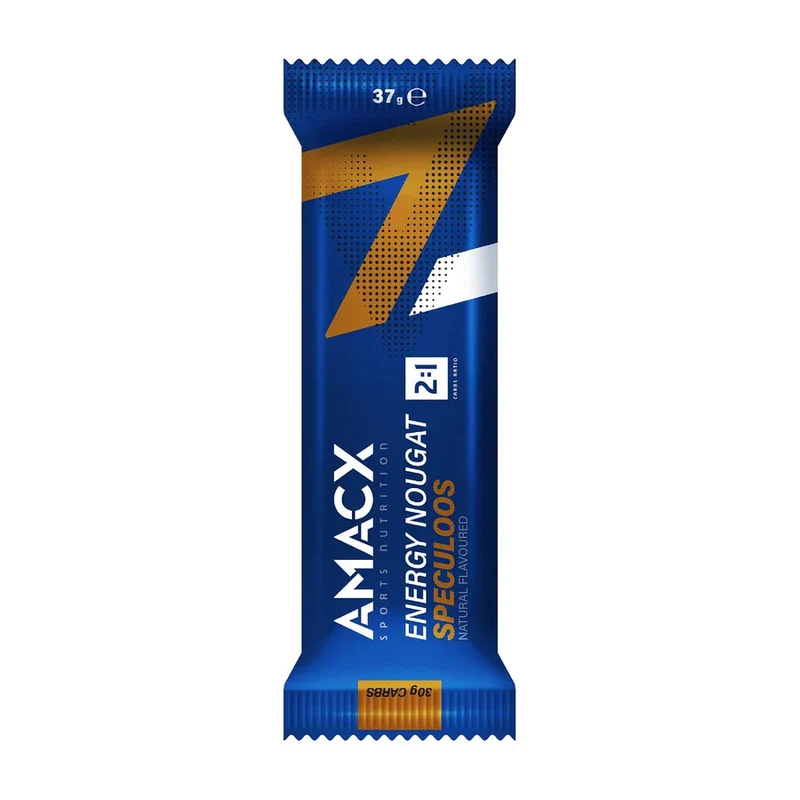 Energieriegel Amacx Energy Nougat Speculoos Box 12stk Blau