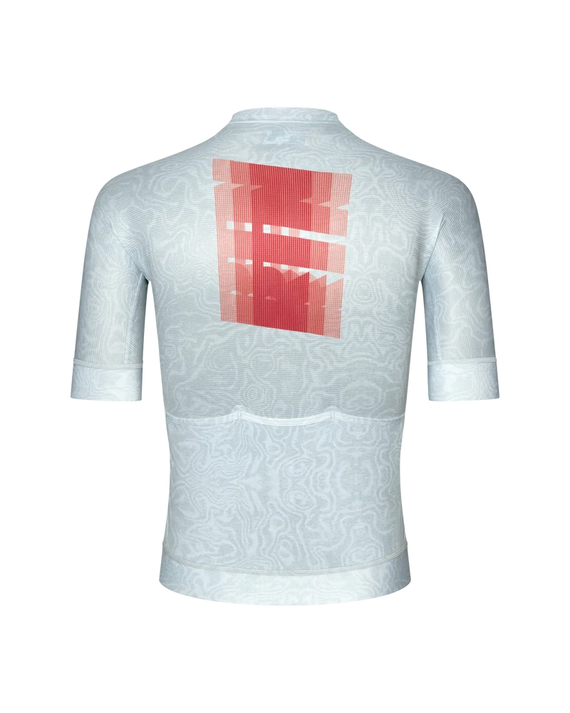 Pas Normal Studios Kurzarm Trikot Mechanism Logo Herren AOP RTN Light Aqua