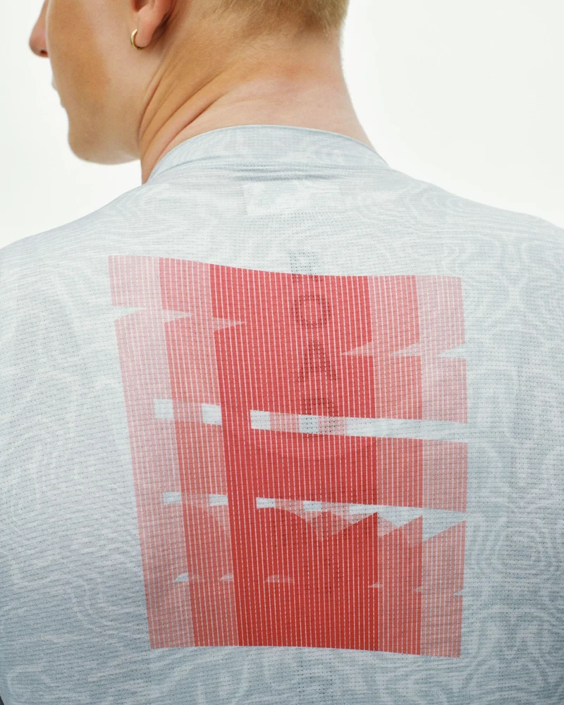 Pas Normal Studios Kurzarm Trikot Mechanism Logo Herren AOP RTN Light Aqua