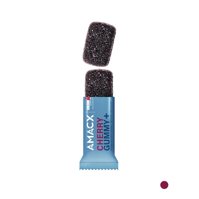 Erholungsgummis Amacx Recovery Cherry Gummy+ Kirsche Box 12stk Blau