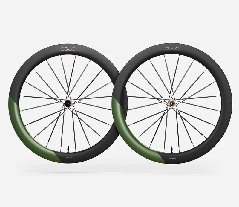 Oquo Satz Rennräder RA57LTD CS Sram XDR Racing Green Matt