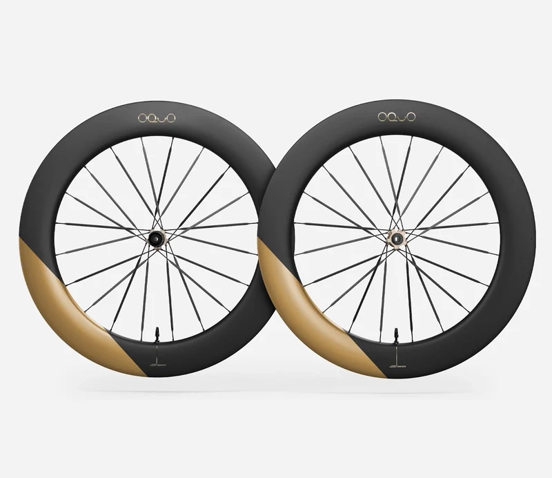 Oquo Satz Rennräder RA80LTD CS Shimano HG Metallic Golden Sand Matt