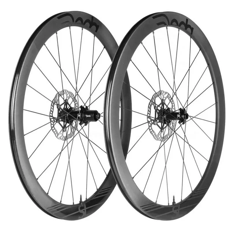 Laufradsatz Deda SL4DB Scheibenbremse Center Lock Tubeless Ready Reifen SRAM XDR Carbon POB Schwarz