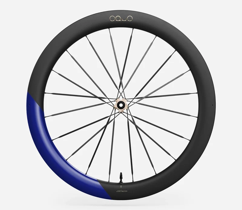 Oquo Vorderrad Rennrad RA57LTD CS Metallic Cobalt Blue Matt
