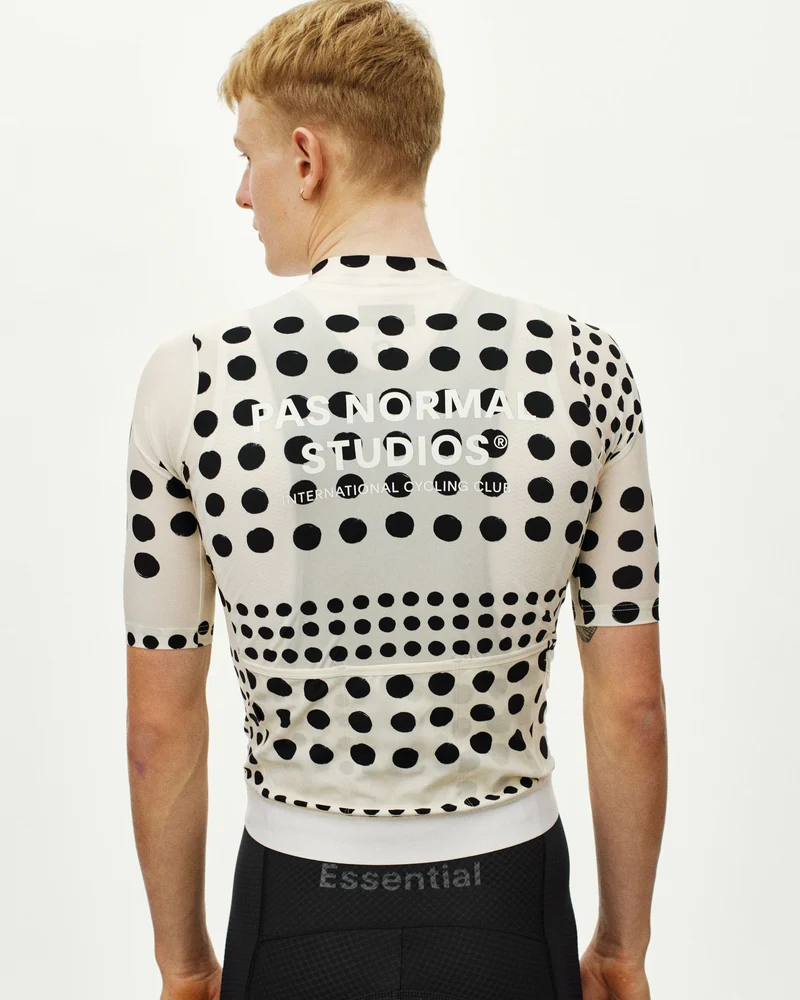 Pas Normal Studios Essential Kurzarm Trikot Herren Punkt Off White