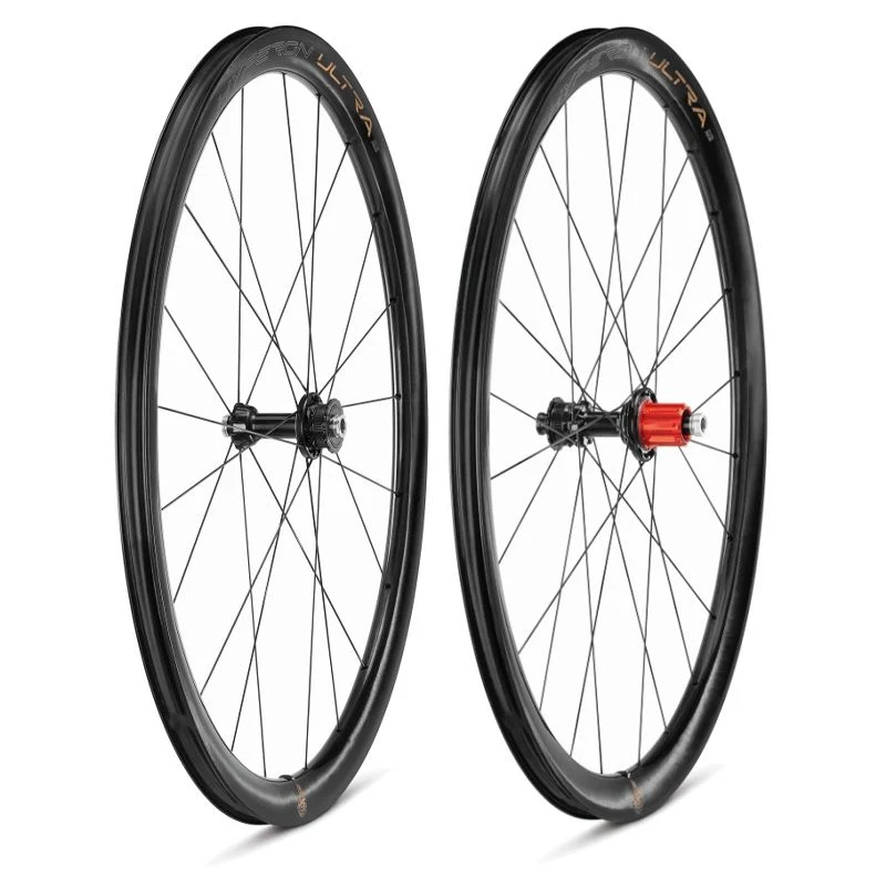Laufradsatz Campagnolo Hyperon Ultra 2WF Tubeless Scheibenbremse Center Lock Shimano HG11 Carbon Schwarz