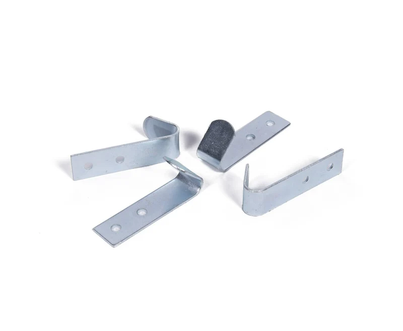 Seilhaken 4-tlg. - 7 cm Metall, Innen/Außen, für Spanngummis & Seile