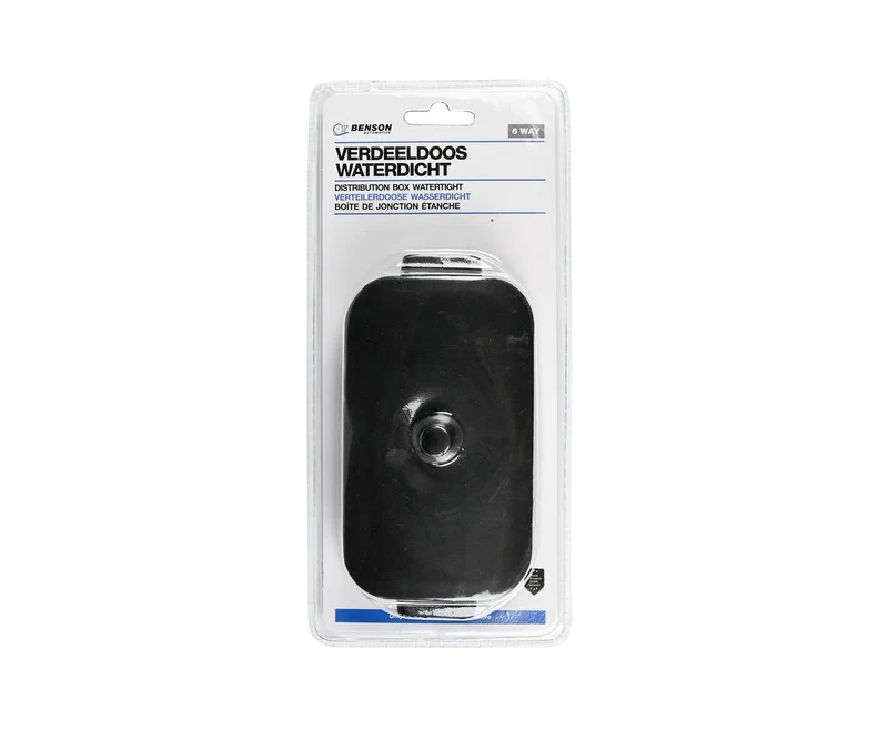 Wasserdichte Verteilerdose 6-fach, Kunststoff, 6-polige Klemmleiste, LKW/Anhänger