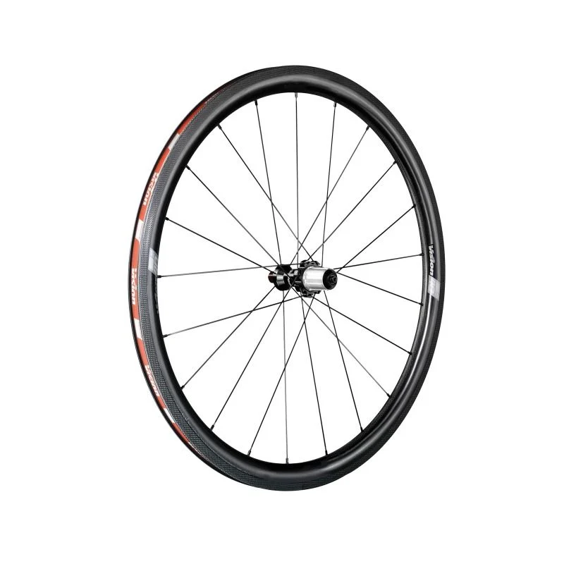 Laufradsatz Vision SC40 Tubeless Ready Reifen Shimano 10/11s Schwarz