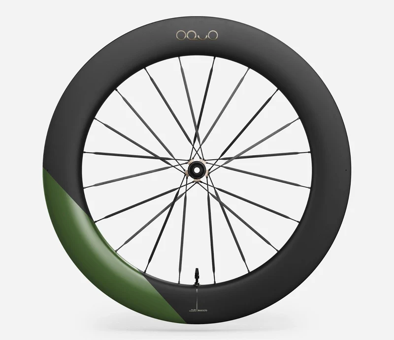 Oquo Hinterrad Rennrad RA80LTD CS Shimano HG Racing Green Matt
