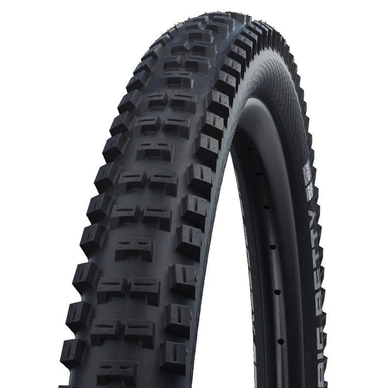 Reifen Schwalbe Big Betty HS608 Evolution Super Gravity Addix Soft Tubeless Faltbar Schwarz/Braun