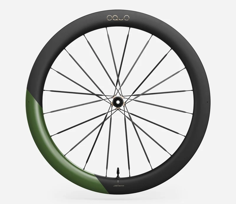 Oquo Hinterrad Rennrad RA57LTD CS Sram XDR Racing Green Matt