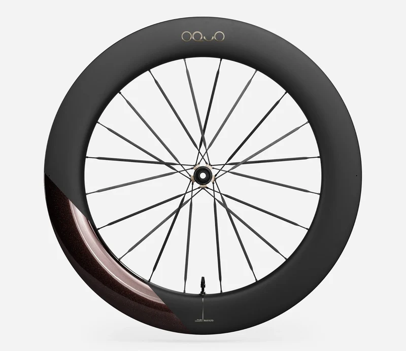 Oquo Hinterrad Rennrad RA80LTD CS Shimano HG Burning Ashes Gloss