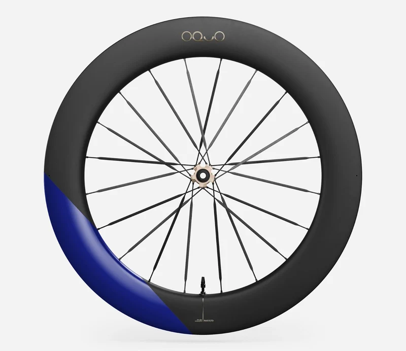 Oquo Vorderrad Rennrad RA80LTD CS Metallic Cobalt Blue Matt