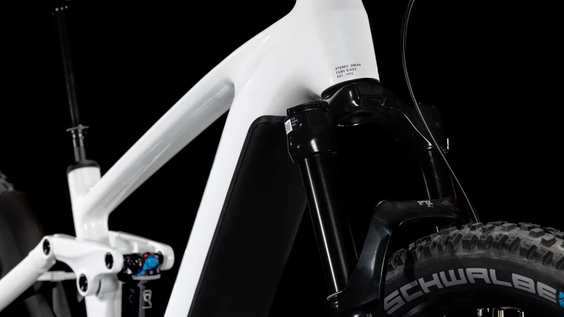 Cube Stereo Hybrid One44 EXC 800 Wh E-Bike Fully whitemarble´n´black
