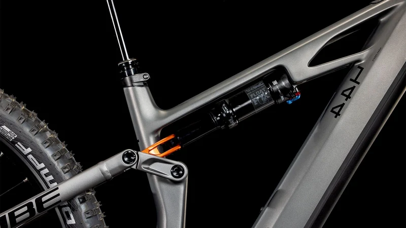 Cube Stereo Hybrid One44 HPC SLX 800 Wh E-Bike Fully slabgrey´n´orange
