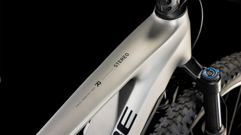 Cube Stereo Hybrid One22 Race 800 Wh E-Bike Fully silver´n´black