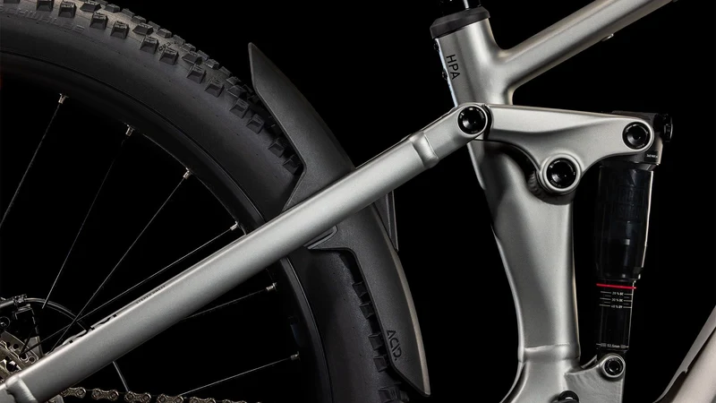 Cube Stereo Hybrid One22 Race 800 Wh E-Bike Fully silver´n´black